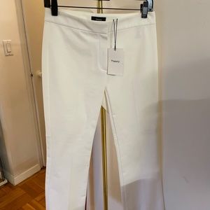 Theory white dress pants